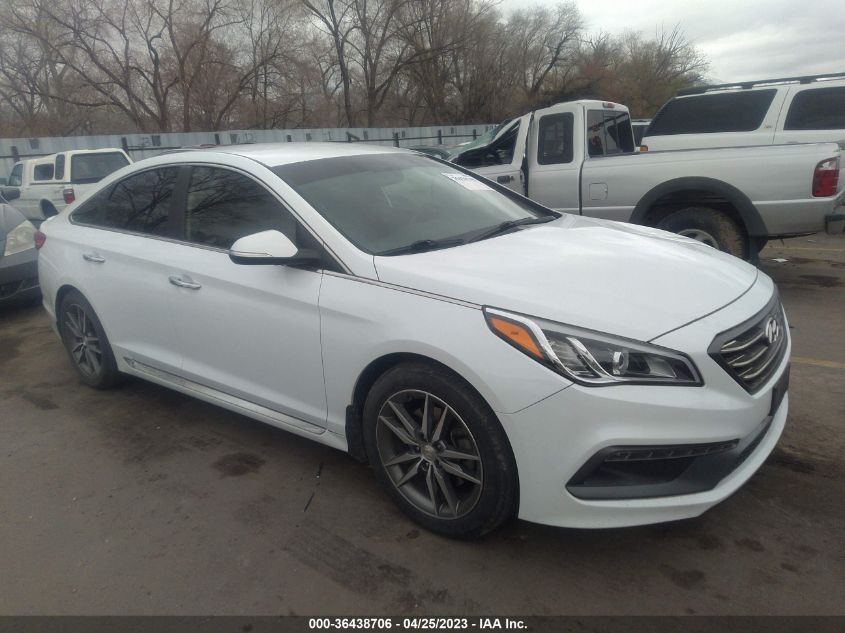 2015 HYUNDAI SONATA 2.0T SPORT - 5NPE34AB7FH188418