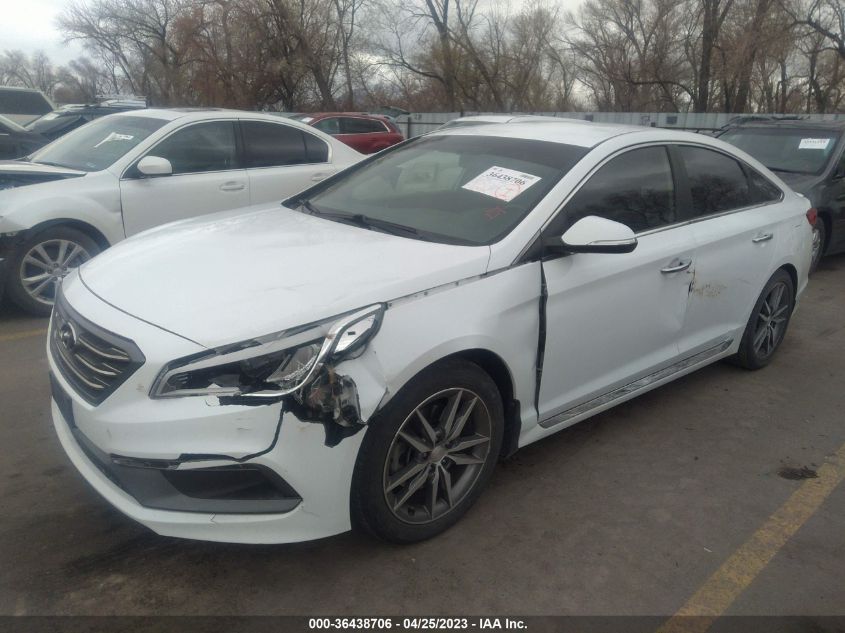 2015 HYUNDAI SONATA 2.0T SPORT - 5NPE34AB7FH188418