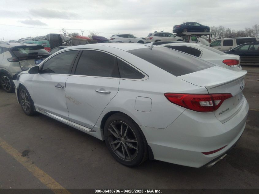 2015 HYUNDAI SONATA 2.0T SPORT - 5NPE34AB7FH188418