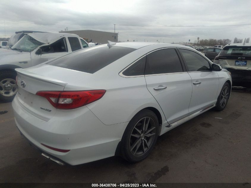 2015 HYUNDAI SONATA 2.0T SPORT - 5NPE34AB7FH188418