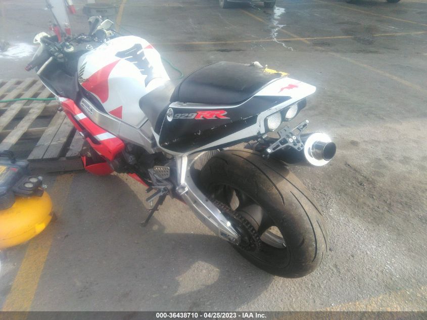 2000 HONDA CBR900 RR JH2SC4400YM000982