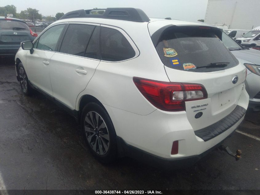 2015 SUBARU OUTBACK 3.6R LIMITED - 4S4BSENC1F3310809