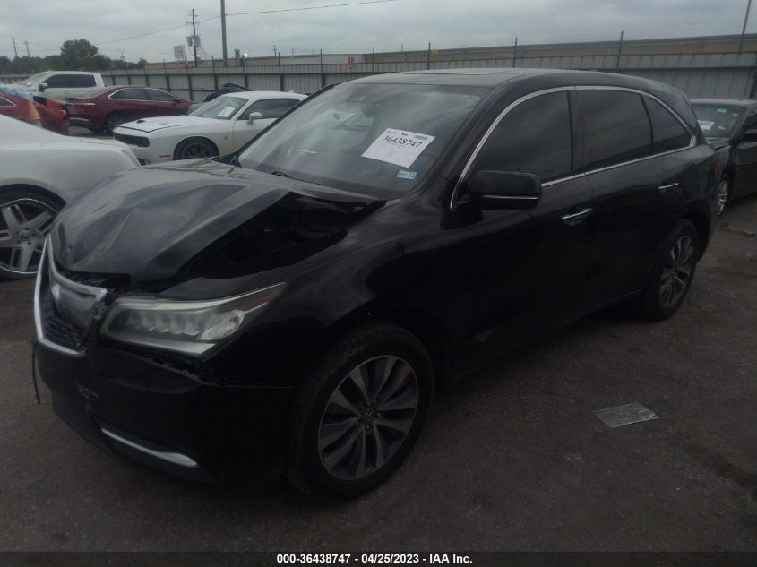 2016 ACURA MDX W/TECH/W/TECH - 5FRYD3H47GB018263