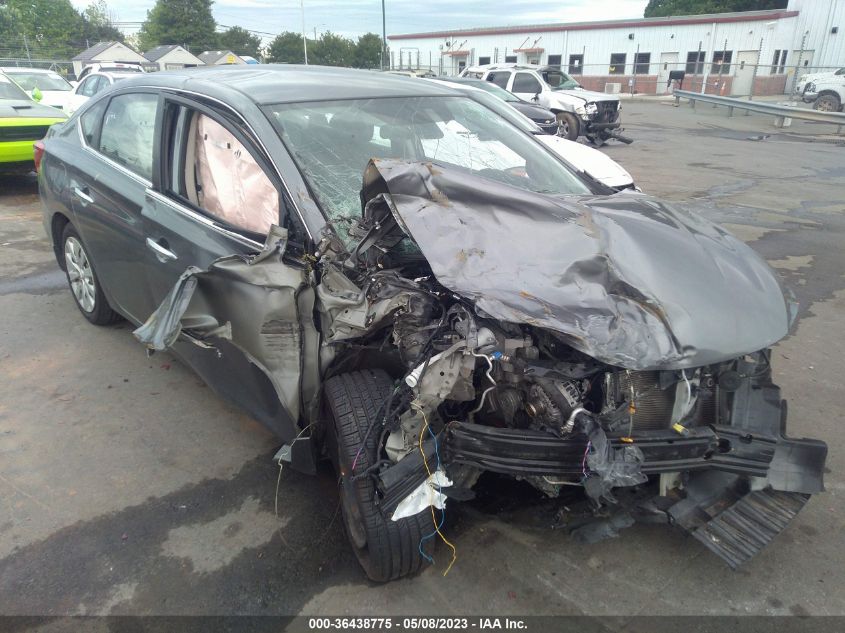 2016 NISSAN SENTRA S - 3N1AB7APXGY297459