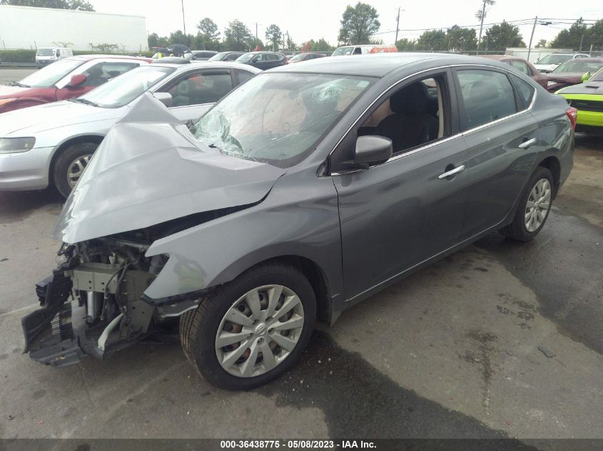 2016 NISSAN SENTRA S - 3N1AB7APXGY297459