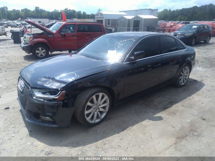 2013 AUDI A4 PREMIUM PLUS - WAUFFAFL3DN013055