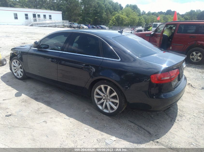 2013 AUDI A4 PREMIUM PLUS - WAUFFAFL3DN013055