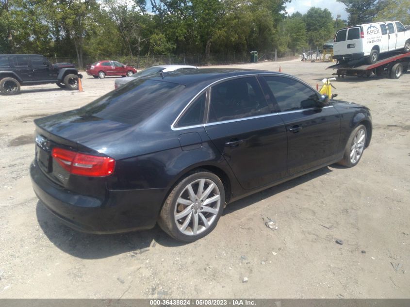 2013 AUDI A4 PREMIUM PLUS - WAUFFAFL3DN013055