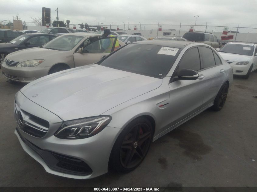 2015 MERCEDES-BENZ C-CLASS AMG C 63 S - 55SWF8HB8FU048058
