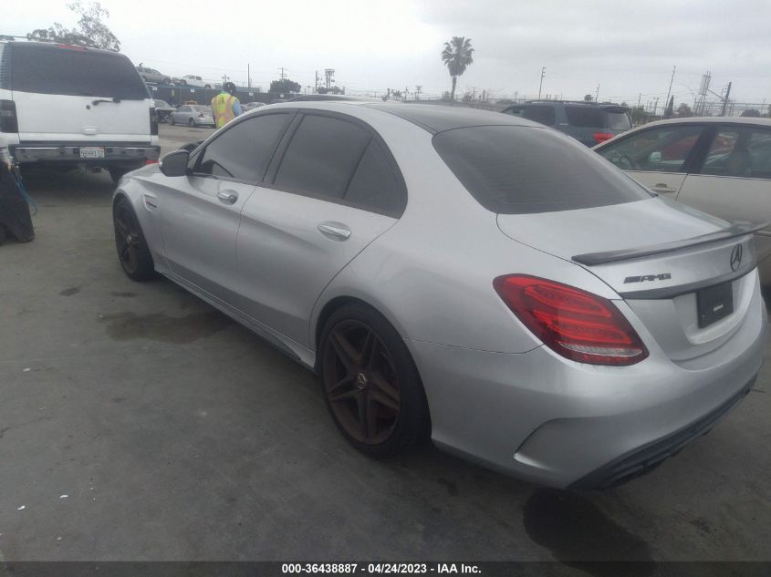2015 MERCEDES-BENZ C-CLASS AMG C 63 S - 55SWF8HB8FU048058