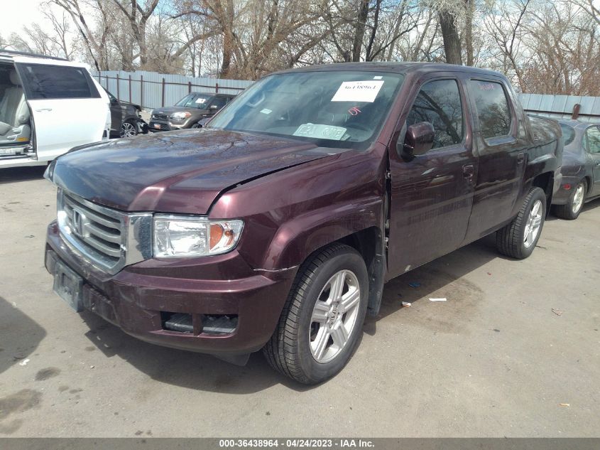 2013 HONDA RIDGELINE - 5FEYK1F55BB016229
