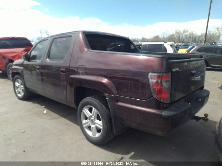 2013 HONDA RIDGELINE - 5FEYK1F55BB016229