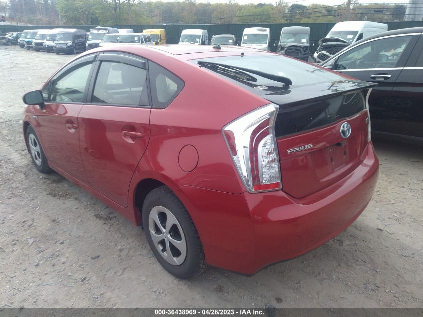2014 TOYOTA PRIUS FOUR/FIVE/THREE/ONE/TWO - JTDKN3DUXE1744294