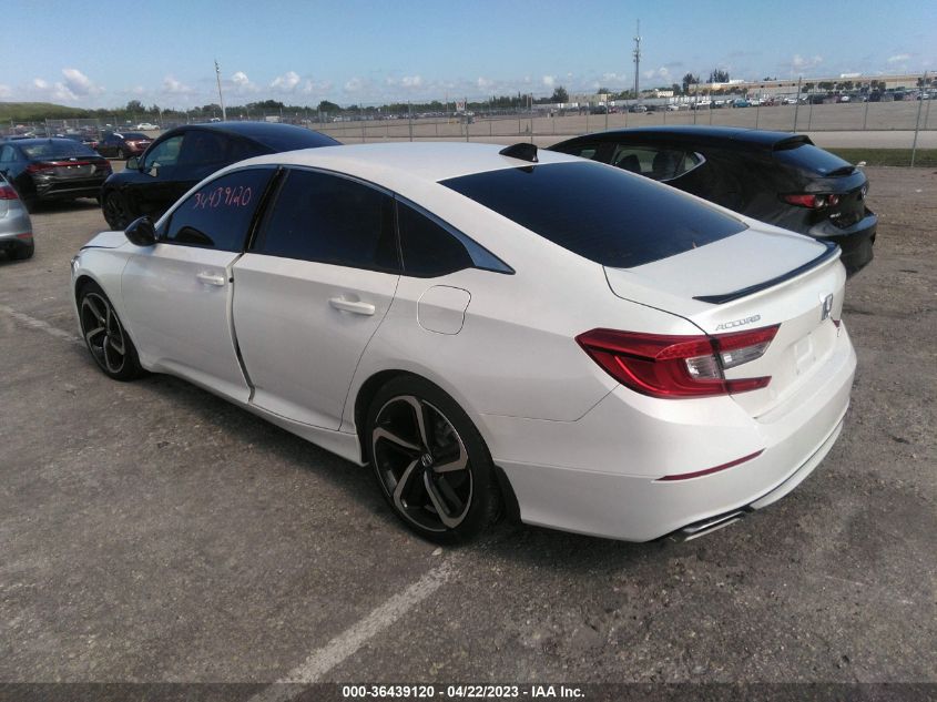 2022 HONDA ACCORD SEDAN SPORT - 1HGCV1F32NA083536