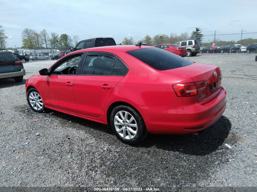 2015 VOLKSWAGEN JETTA SEDAN 1.8T SE - 3VWD17AJ2FM316775