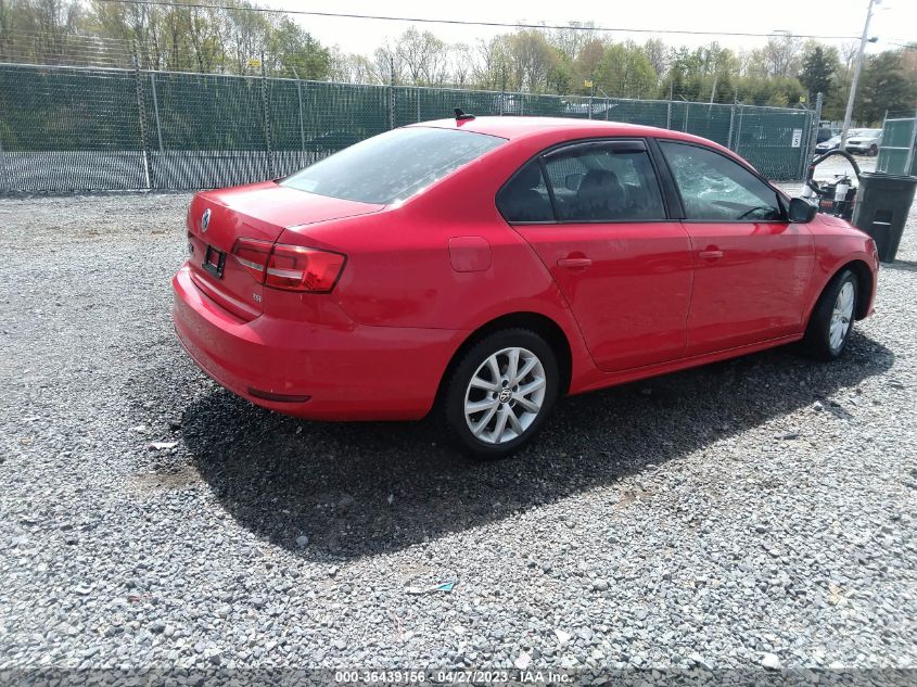 2015 VOLKSWAGEN JETTA SEDAN 1.8T SE - 3VWD17AJ2FM316775