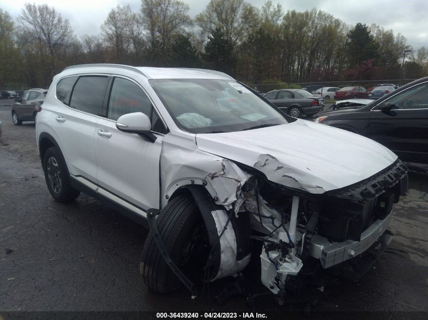 KM8S2DA18NU018744 HYUNDAI SANTA FE HYBRID BLUE 2022