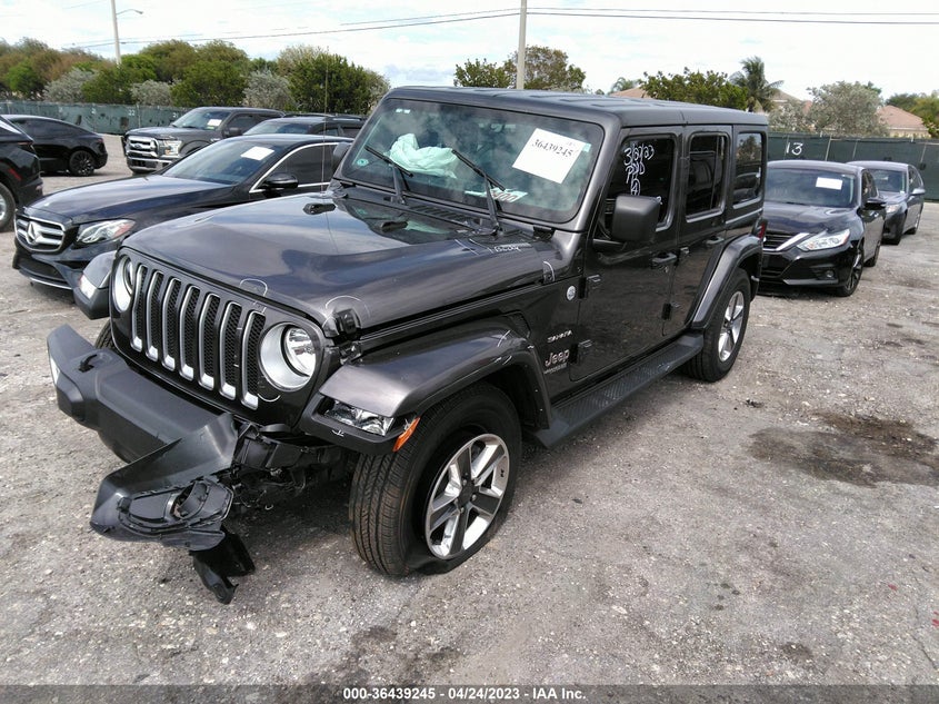 VIN 1C4HJXEN4NW208237 2022 JEEP WRANGLER UNLIMITED SAHARA