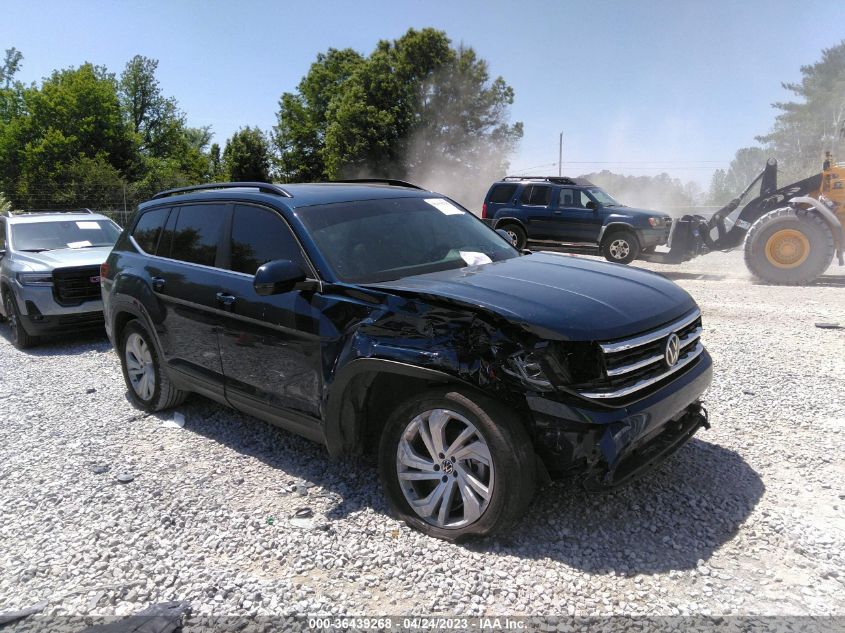 2021 VOLKSWAGEN ATLAS 3.6L V6 SE W/TECHNOLOGY - 1V2JR2CA2MC589503