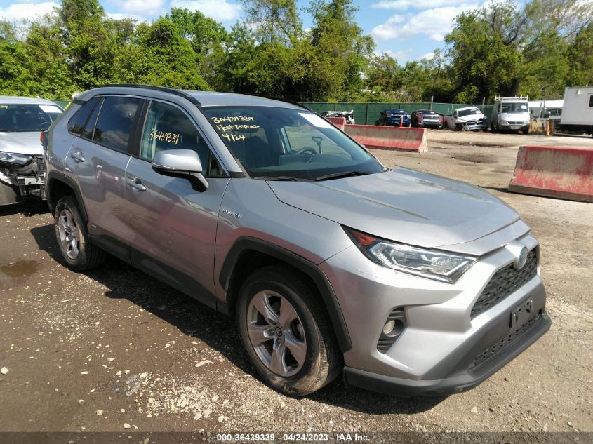 2020 TOYOTA RAV4 HYBRID XLE - 4T3R6RFV4LU001746