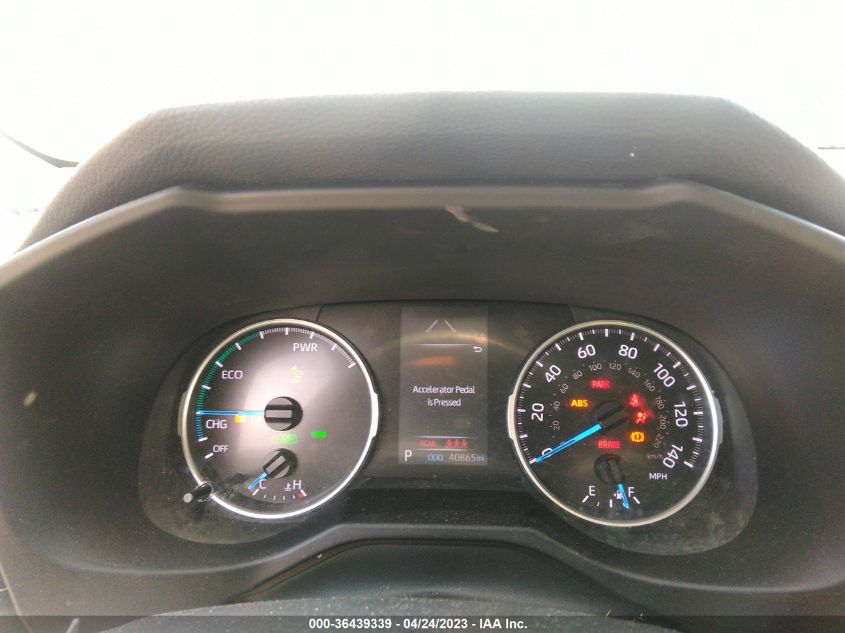 2020 TOYOTA RAV4 HYBRID XLE - 4T3R6RFV4LU001746