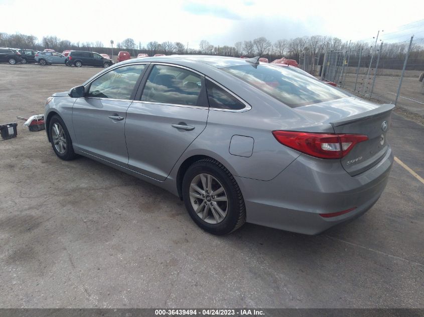 2015 HYUNDAI SONATA 2.4L SE - 5NPE24AF7FH007095