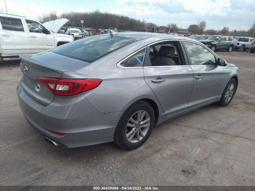 2015 HYUNDAI SONATA 2.4L SE - 5NPE24AF7FH007095