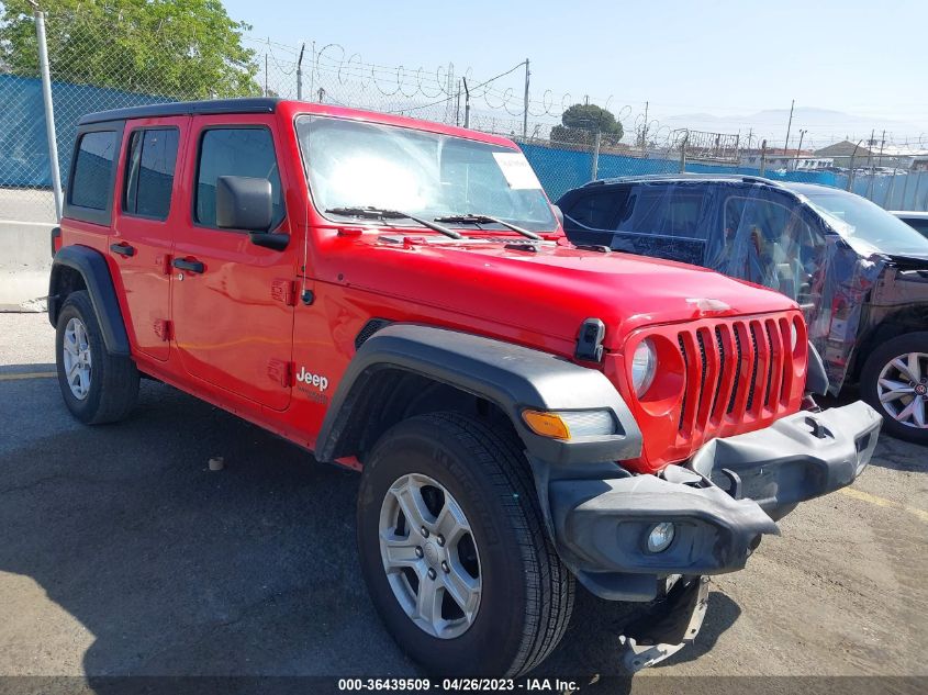 2019 JEEP WRANGLER UNLIMITED SPORT S - 1C4HJXDN7KW643895
