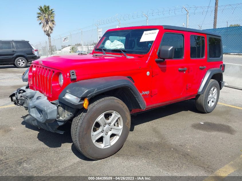 2019 JEEP WRANGLER UNLIMITED SPORT S - 1C4HJXDN7KW643895