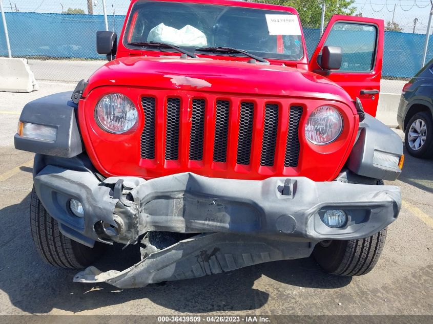 2019 JEEP WRANGLER UNLIMITED SPORT S - 1C4HJXDN7KW643895