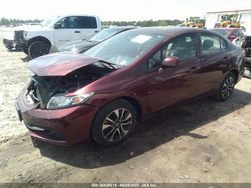 2013 HONDA CIVIC SDN EX - 19XFB2F86DE055773