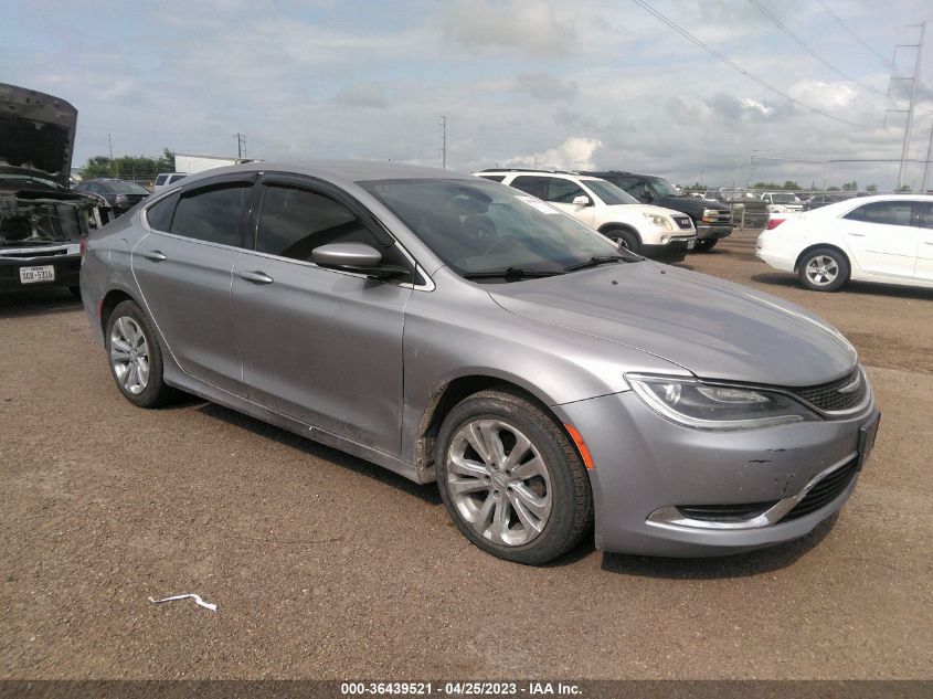 2015 CHRYSLER 200 LIMITED - 1C3CCCAB9FN708379