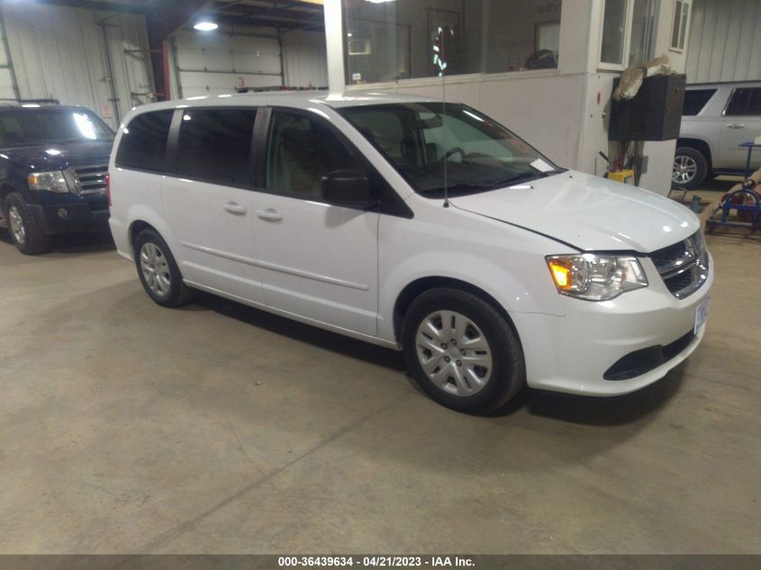2016 DODGE GRAND CARAVAN SE - 2C4RDGBG9GR114836