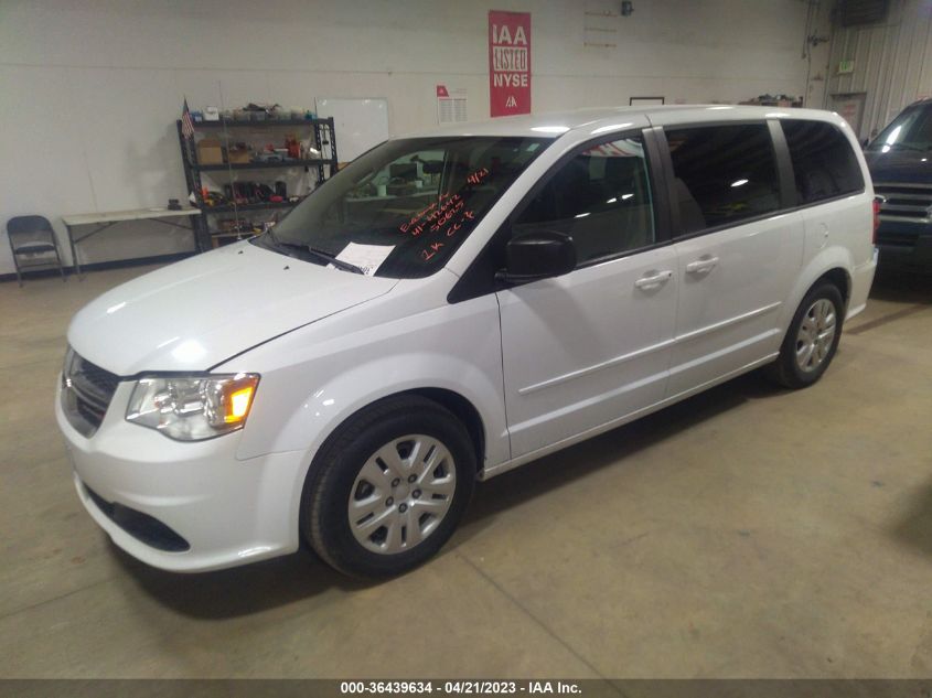 2016 DODGE GRAND CARAVAN SE - 2C4RDGBG9GR114836