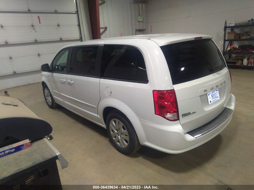 2016 DODGE GRAND CARAVAN SE - 2C4RDGBG9GR114836