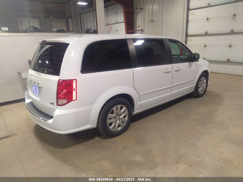 2016 DODGE GRAND CARAVAN SE - 2C4RDGBG9GR114836