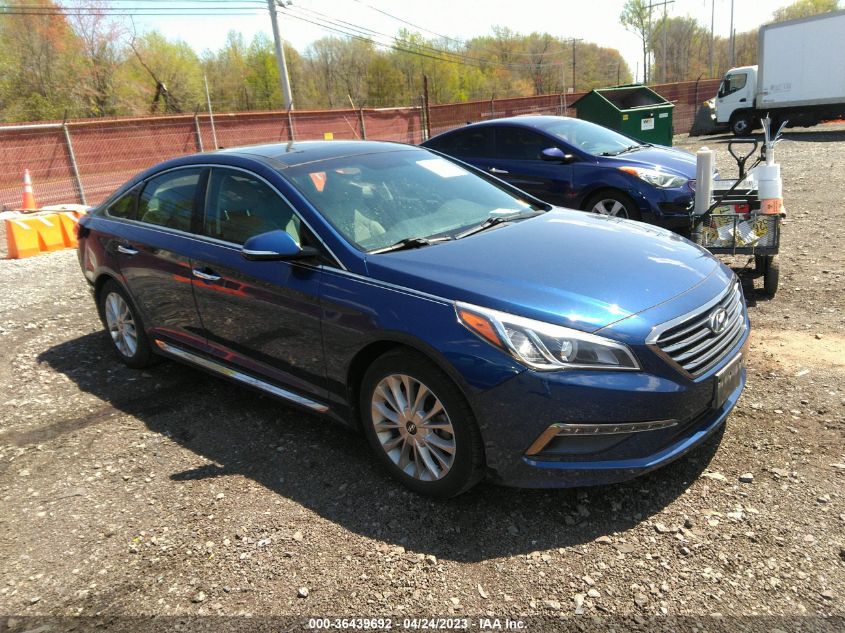 2015 HYUNDAI SONATA 2.4L LIMITED - 5NPE34AF3FH014686