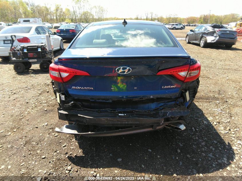 2015 HYUNDAI SONATA 2.4L LIMITED - 5NPE34AF3FH014686