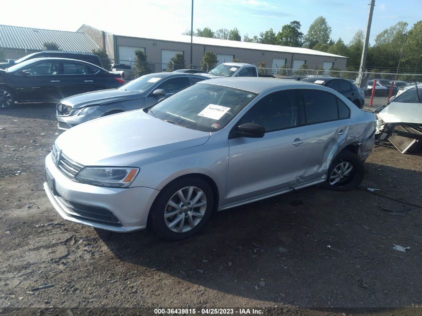 2015 VOLKSWAGEN JETTA SEDAN 1.8T SE - 3VWD17AJ2FM263740