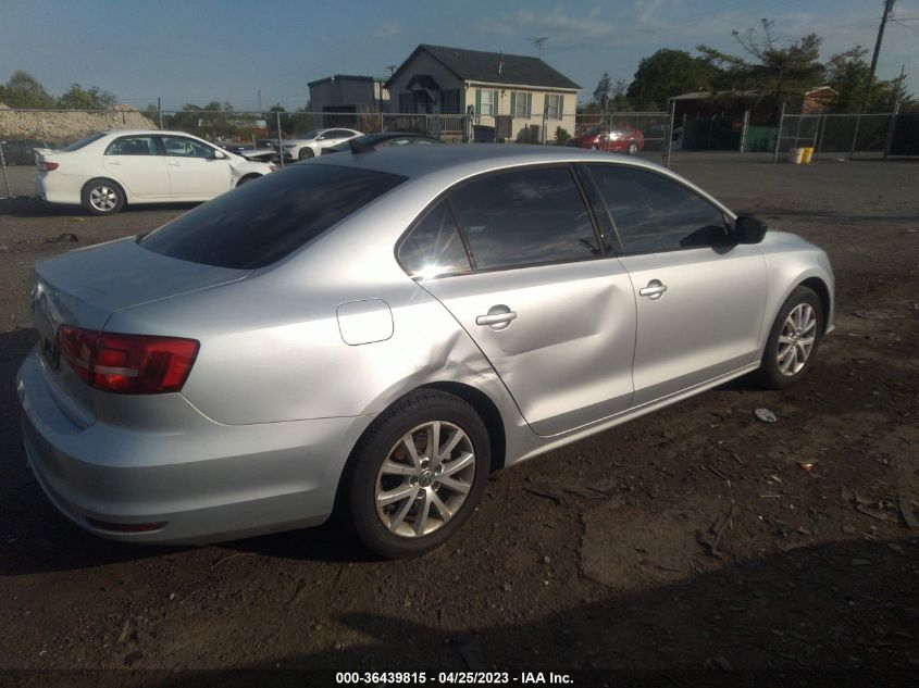 2015 VOLKSWAGEN JETTA SEDAN 1.8T SE - 3VWD17AJ2FM263740