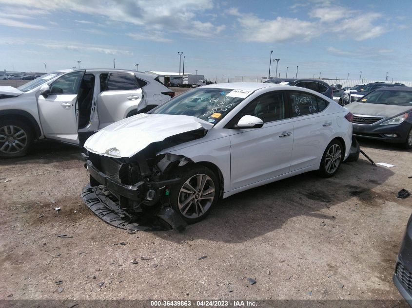 2017 HYUNDAI ELANTRA LIMITED - 5NPD84LF0HH034147