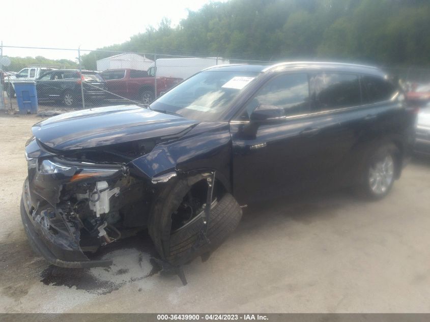 2021 TOYOTA HIGHLANDER HYBRID - 5TDXBRCH0MS533466