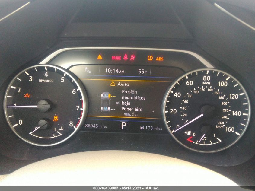 2015 NISSAN MURANO SL - 5N1AZ2MG8FN282215