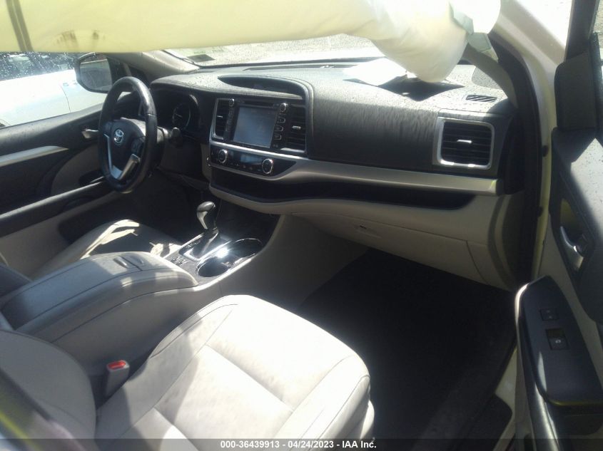 2016 TOYOTA HIGHLANDER XLE - 5TDJKRFH4GS351937