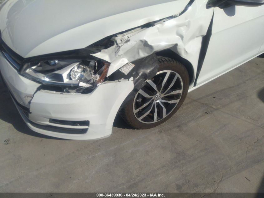 2017 VOLKSWAGEN GOLF S - 3VW217AU3HM029210