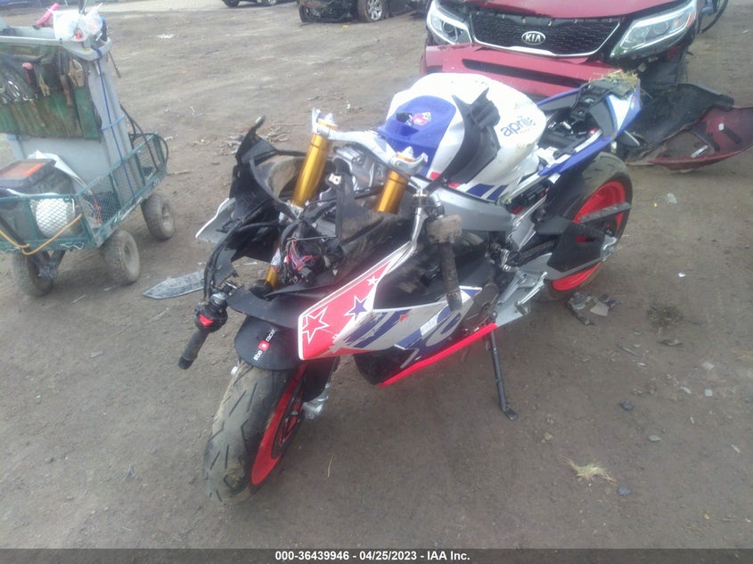 VIN ZD4KSUP02NS000324 2022 APRILIA RS 660 FACTORY LIMITED