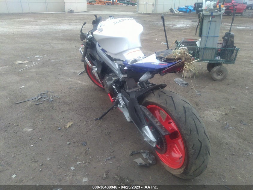 VIN ZD4KSUP02NS000324 2022 APRILIA RS 660 FACTORY LIMITED