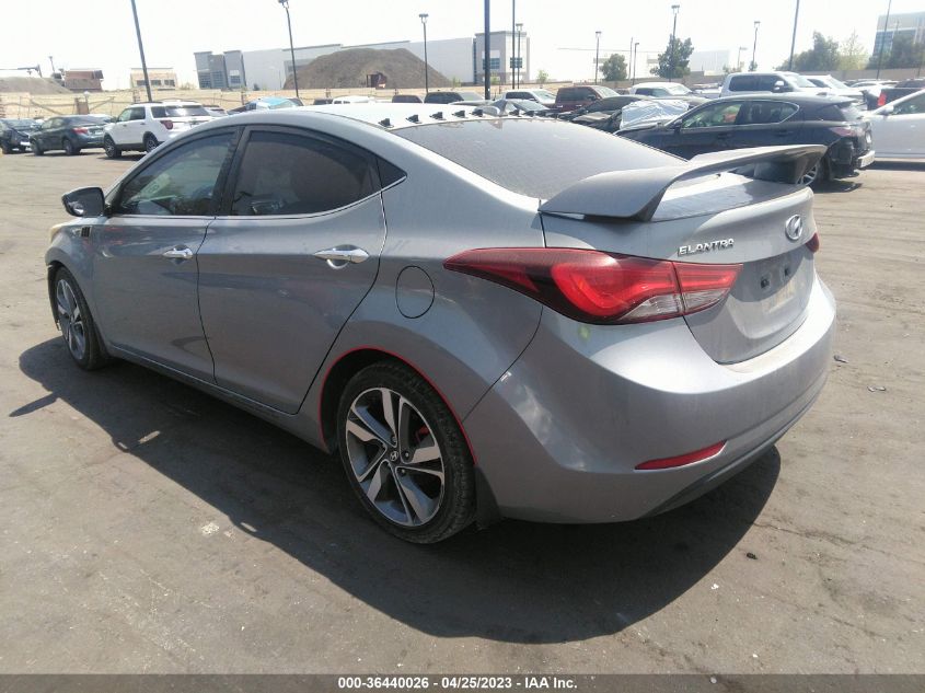 2015 HYUNDAI ELANTRA LIMITED - KMHDH4AE6FU360205