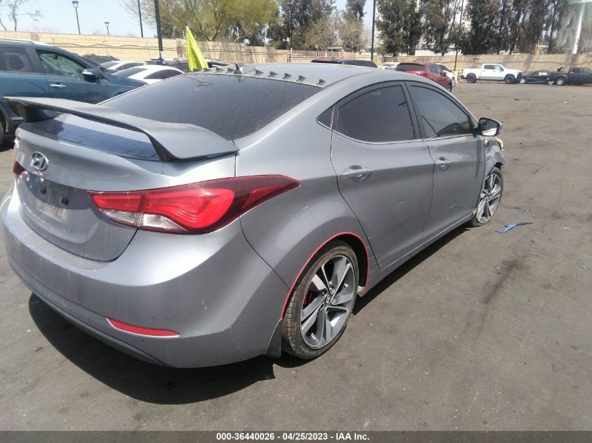 2015 HYUNDAI ELANTRA LIMITED - KMHDH4AE6FU360205