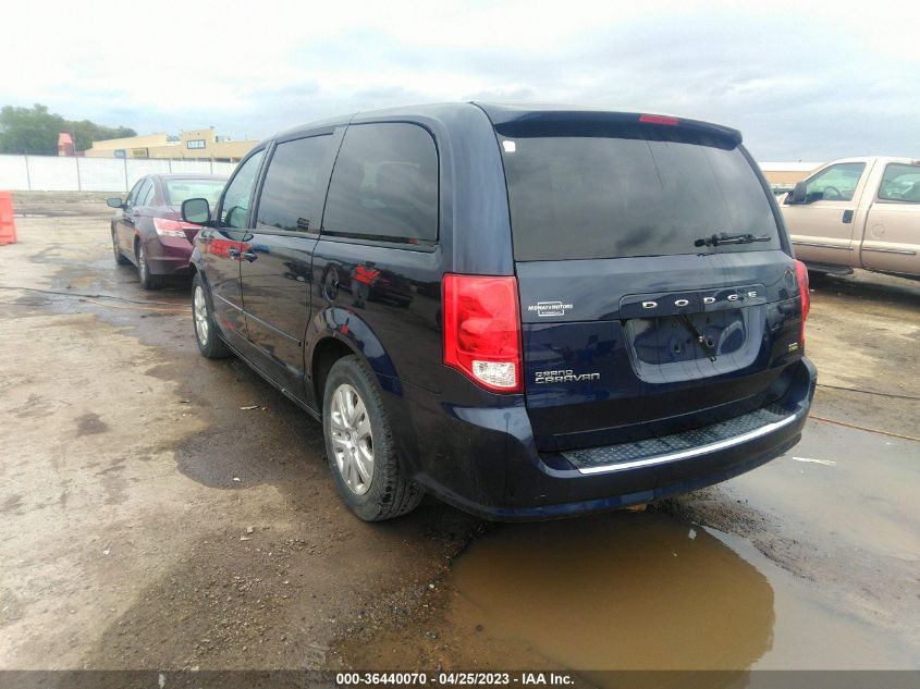 2016 DODGE GRAND CARAVAN SE - 2C4RDGBG9GR114982